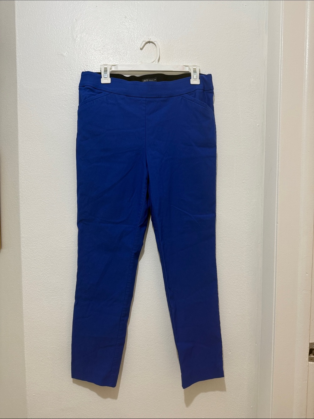 Jones New York Royal Blue Slim Ankle Chinos